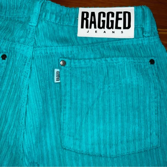 THE RAGGED PRIEST Teal Mom Cords - Picture 6 of 6